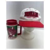 Indiana University Football Cap and Mug Set