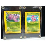 Pokemon Nidorino and Nidoran 1st Edition Cards in