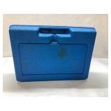 Lego Blue Carrying Case with Assorted Lego Pieces
