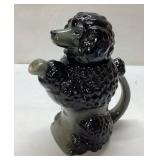Ceramic Poodle Teapot Approximately 9 Inches Tall