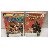 Tarzan and Kong The Untamed DC Comic Books (1970s)
