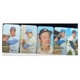 1970 Super Topps Baseball Card Lot Featuring Five
