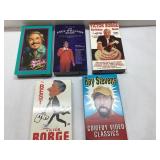 5 Comedy-Themed VHS Tapes Featuring Victor Borge,