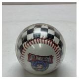 50th Anniversary Checkered Baseball with Protectiv