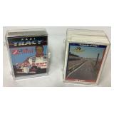 Auto Racing Trading Cards in Plastic Cases