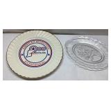 American Revolution Bicentennial Plate and Clear D