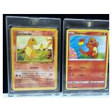 Charmander Pokemon Cards Set in Protective Cases