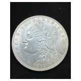 1878 Morgan Silver Dollar with E Pluribus Unum Eng