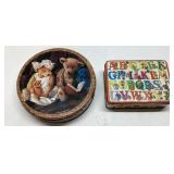 Vintage Tins: Bears and Alphabet Designs