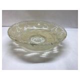Vintage Glass Lamp Shade With Decorative Motif, Ap