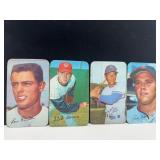 4 Topps 1970 Super Baseball Cards