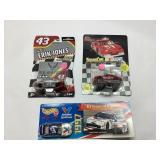 Three Collectible Die-Cast NASCAR Toy Cars in Orig