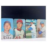 4 1970 Topps Supers Baseball Cards