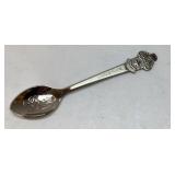 Collectible Silver-Tone Souvenir Spoon with Engrav