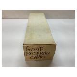 Unchecked Baseball Cards Over 75% Full