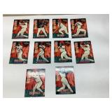 Baseball Cards Featuring Players in Action