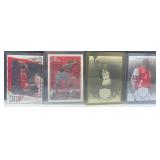4 Vintage Michael Jordan Chicago Bulls NBA Cards