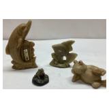 Beach Sand Art Figurine Collection Featuring Anima