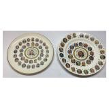 Two U.S. Presidents Collectible Plates Featuring J