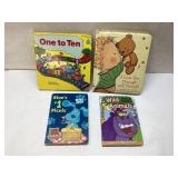 Four Childrenï¿½s Board Books Featuring Popular Stor