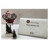 Department 56 Harley-Davidson Snow Village Sign, 7