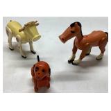 Three Vintage Plastic PlaySkool Toys Featuring a C