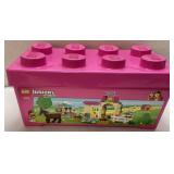 LEGO Juniors Pony Farm Set in Pink Storage Box