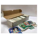 Full Box of Unchecked Baseball and Football Cards