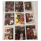 Michael Jordan Basketball Card Lot in Protective S