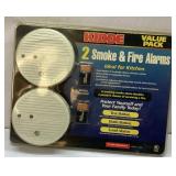 Kidde Value Pack: 2 Smoke and Fire Alarms for Kitc