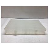 Small Transparent Plastic Storage Box with Compart