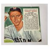 1954 Red Man Tobacco Sammy White Baseball Card wit