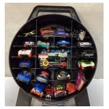 Matchbox Case Filled With Cars Approximately 10 1/