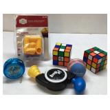 Toys Including Rubikï¿½s Cubes, Bop It, and Yo-Yos