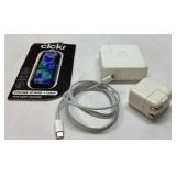 Apple Chargers and Clickr Phone Stand & Grip Set