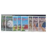 MLB Atlanta Braves Schedules from 1979, 1980, and