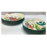 8 Pioneer Woman Plates with Floral Design