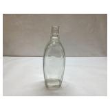 Clear Glass Bottle Approximately 10 Inches Tall Wi