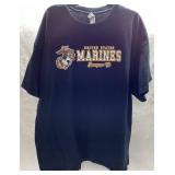 United States Marines Graphic T-Shirt in Black, Si