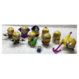 Minions Figurines in Various Poses and Outfits