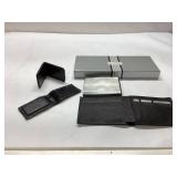 New Wallet and Two Money Clips Set