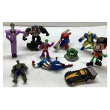 DC and Marvel Heroes Figurine Lot