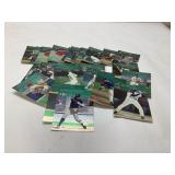 Baseball Trading Cards Featuring Various Players