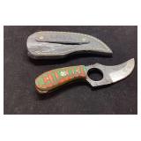 6-Inch Knife with Textured Sheath and Multicolor H