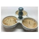 Spiced Donuts Scented Candles in Pfaltzgraff Ceram