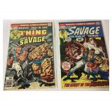Marvel Comics Featuring Doc Savage and The Thing