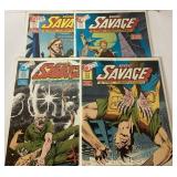 4 Doc Savage Comic Books by Marvel Comics