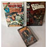 Doc Savage Comic Lot with Paperback and Collectibl