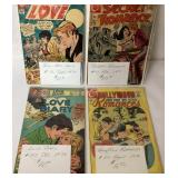 Four Romance Comic Books