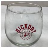 Hickory Indiana Pacers Glass with Red Logo, 4 Inch